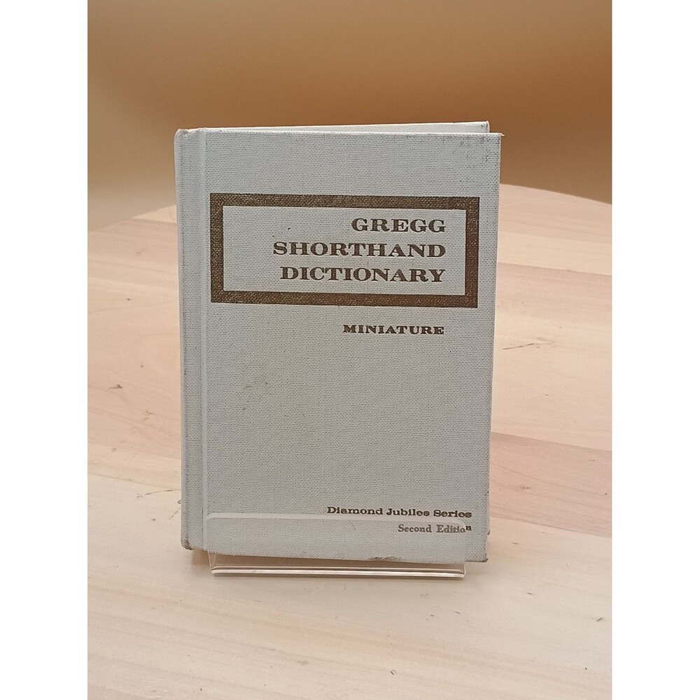 1974 Gregg Dictionary of Shorthand Hardcover Mini. 2nd Ed Diamond Jubilee Series
